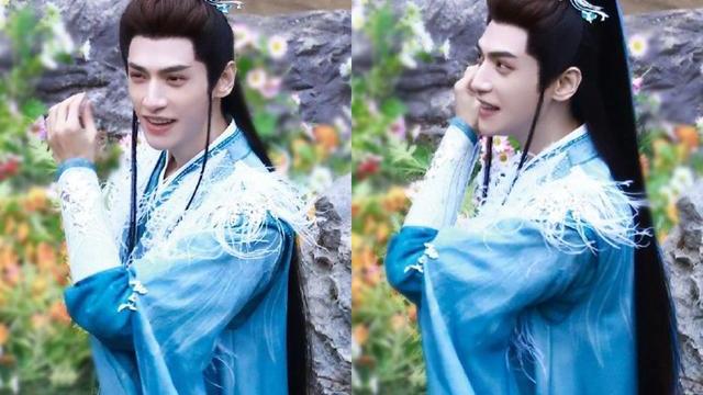 罗云熙|《长月烬明》罗云熙骑马真帅，还给粉丝拍雪景，侧脸轮廓太绝了！