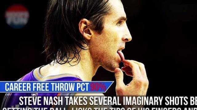 梅西|NBA五大罚球癖好！纳什的最繁琐，让你最难受的是哪一种？