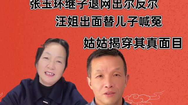 张玉环|张玉环继子退网出尔反尔，汪姐替儿子喊冤，姑姑一番话意味深长
