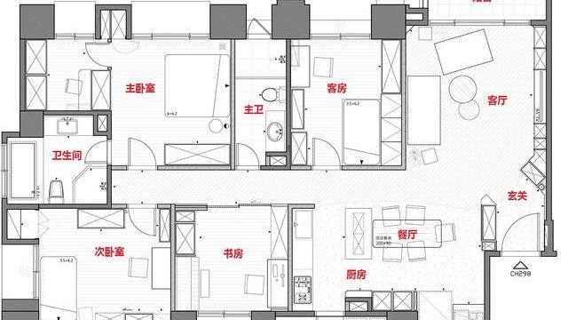 晒晒4房2厅2卫的新家，全凭自己喜欢，却被吐槽“古墓派”