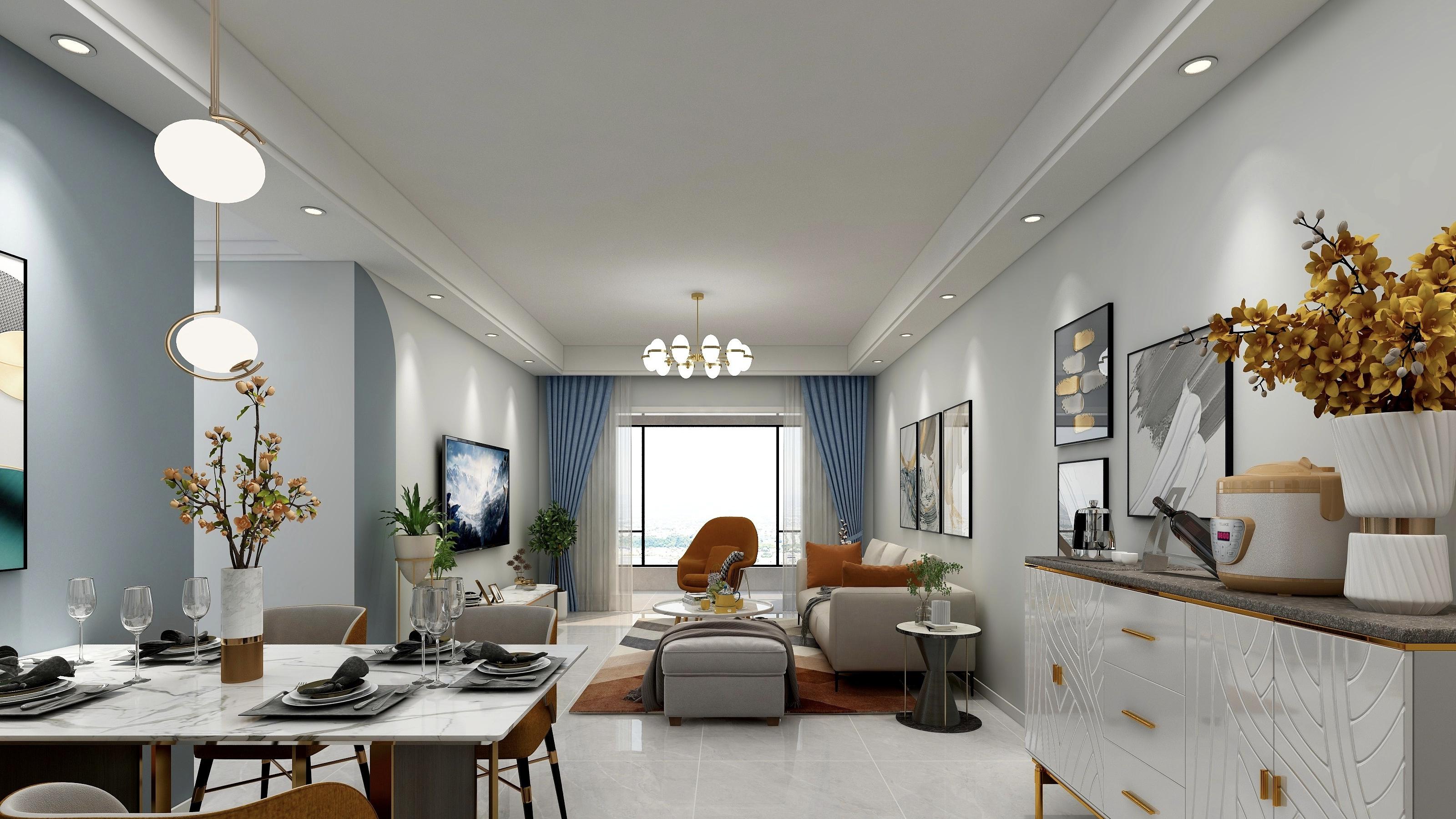 曲江九里119平米现代简约-IT男的婚房