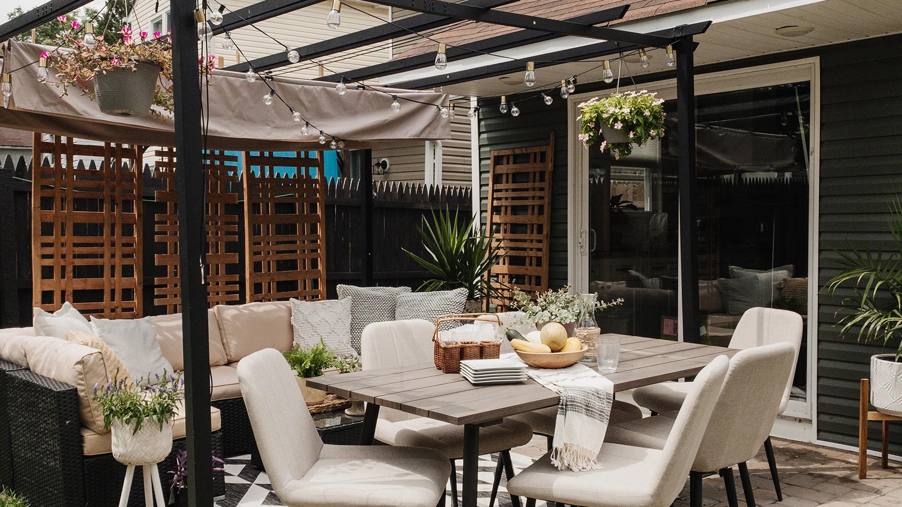 庭院装修丨如何将10平米小院空间，打造成一个舒适的家庭休闲区？