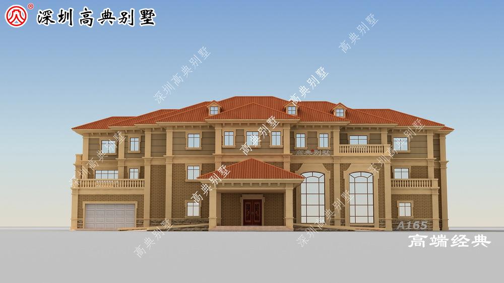 一款如此简单的设计，却又可以更好地展示别墅的，时尚气质