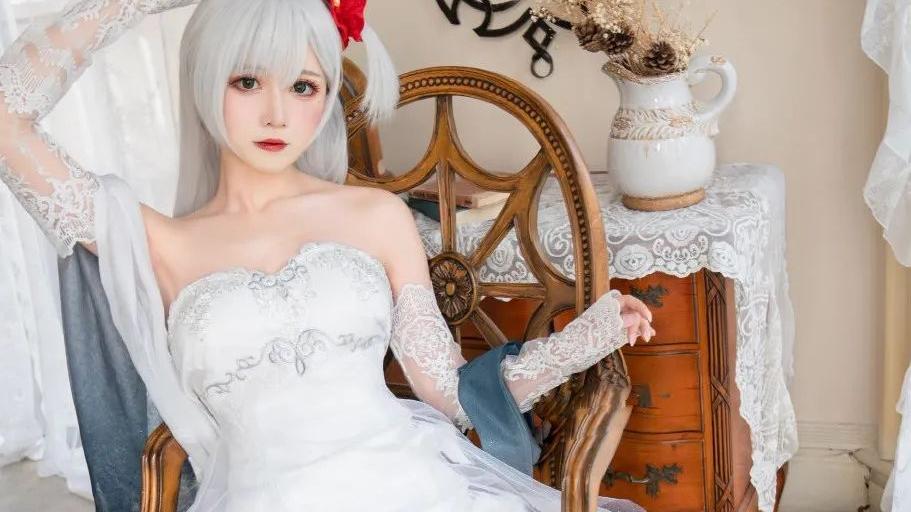 碧蓝航线|cos：碧蓝航线散花舞鹤cos正片@菠萝