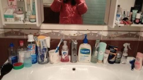 去了舅妈家才发现，有钱人卫生间没瓶瓶罐罐，学学人家，真精致！