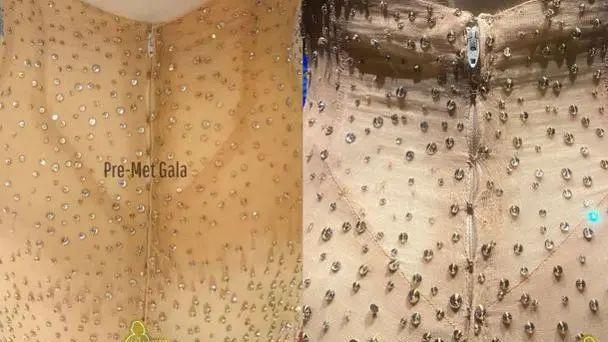 金·卡戴珊|经典被毁！金卡戴珊穿坏了梦露的钻石裙，韵味还差远了