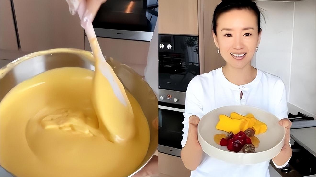 董洁|42岁董洁豪宅中做家务！盘腿坐地上收行李，亲自下厨给儿子做早餐