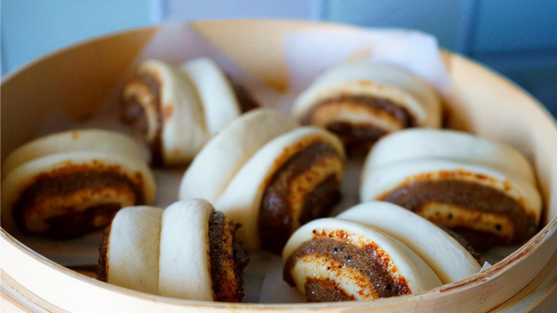 花卷|花生酱红糖花卷，花生的香味加上红糖的甜，主食新选择
