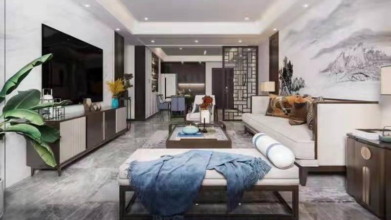 【鲁班装饰】滇池名门120 ㎡新中式风格，耐人寻味的美感