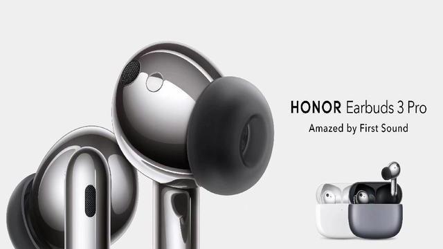 佳能|荣耀Earbuds3Pro发布，陶瓷高频扬声器加持，支持入耳测温