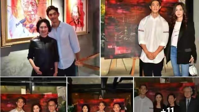 闫妮|何超琼和李嘉欣夫妇出席富二代画展
