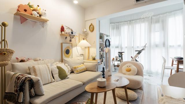 广州小夫妻满是物品的家，60㎡的小空间，却布置得井井有条，佩服
