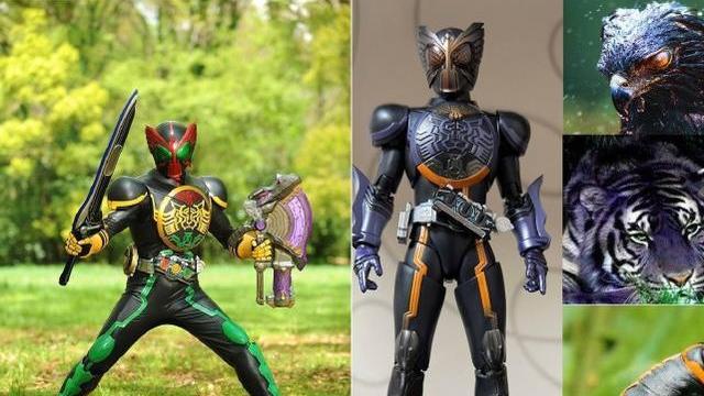 手办|假面骑士欧兹6种换色形态手办，永恒凤凰帅气，虫系联组变少女风