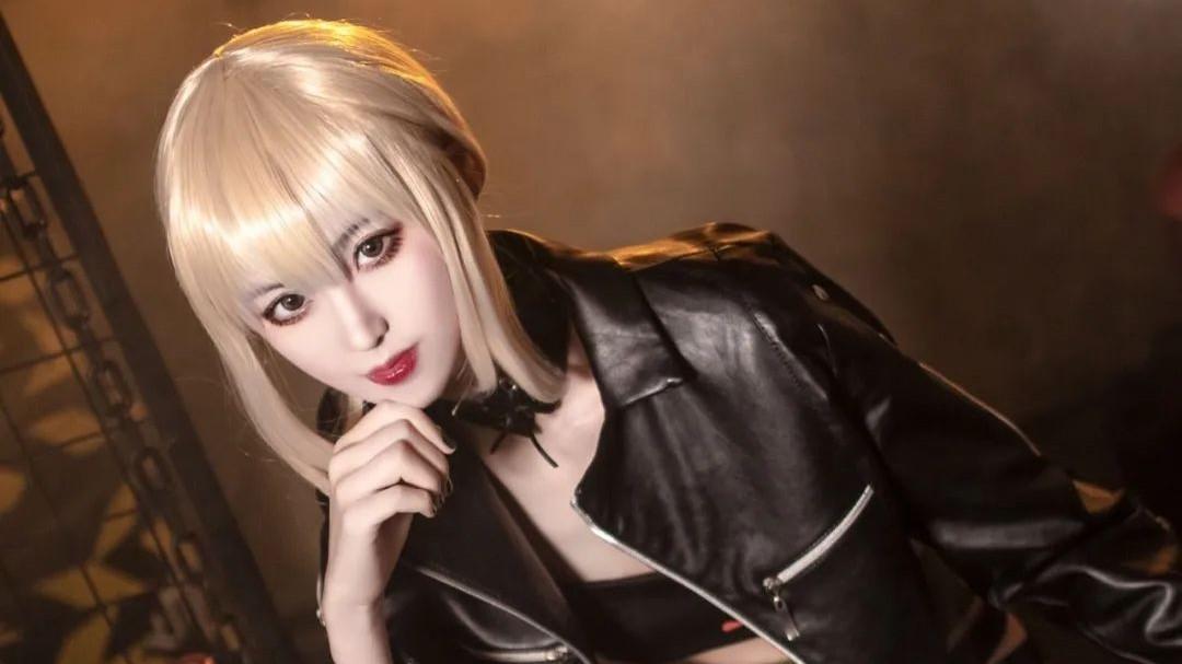 |cos：月球女友黑呆cos正片@麦麦