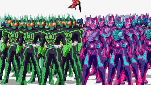 同人|假面骑士暴龙战队VS虫联组战队爆笑同人图神偷终骑混入其中