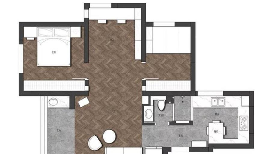 89㎡北欧小三居，书房做成大开间，敞亮又实用，邻居超羡慕！
