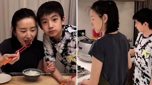 董洁|“国民初恋”董洁：与10岁儿子拍婚纱引热议，病态母爱令人唏嘘？