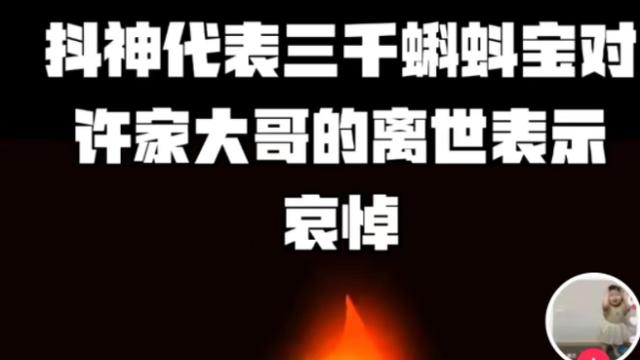 许敏|哀悼！许舅舅抢救无效离世，田静宣布暂停更新和直播，杜粉抖神发声哀悼