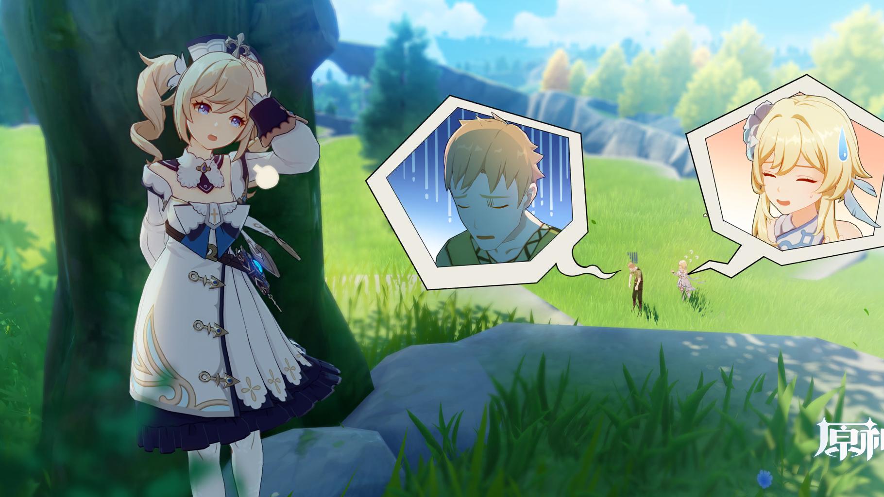 原神|原神：芭芭拉邀约事件五种结局，作为偶像太受欢迎也是一种苦恼！