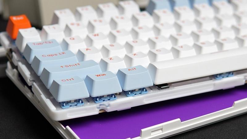 达尔优|达尔优A87 PRO单模版机械键盘图赏