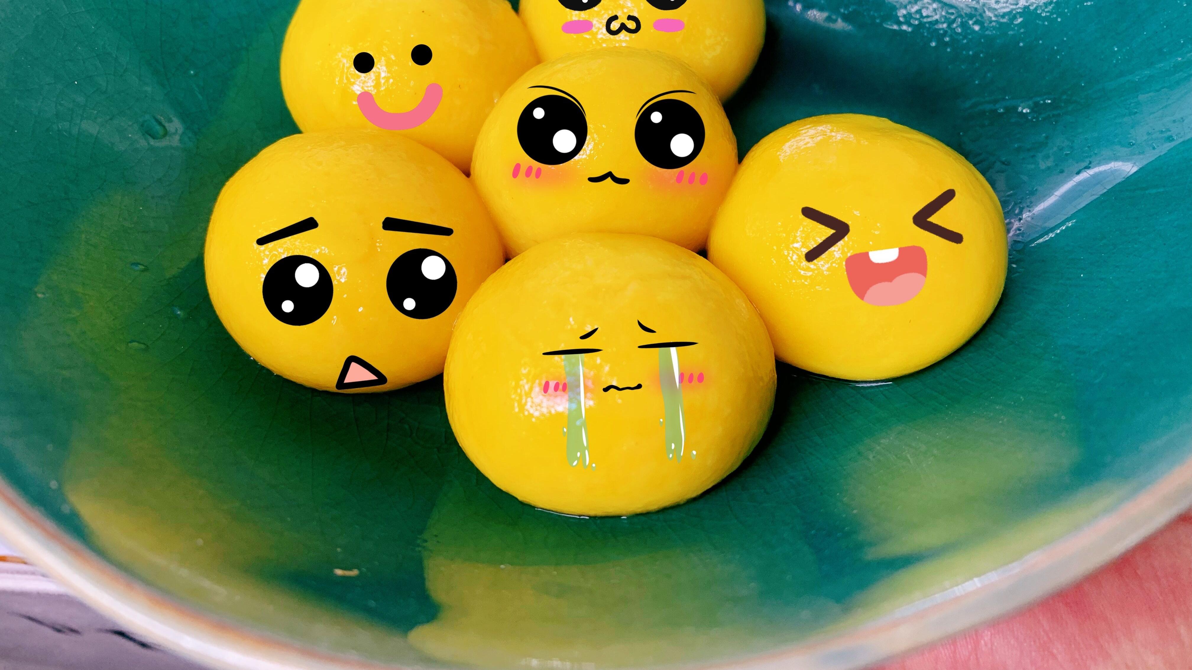 汤圆|拆箱奇奇悦悦田静同款汤圆，金黄的颜色与众不同，到底好不好吃？