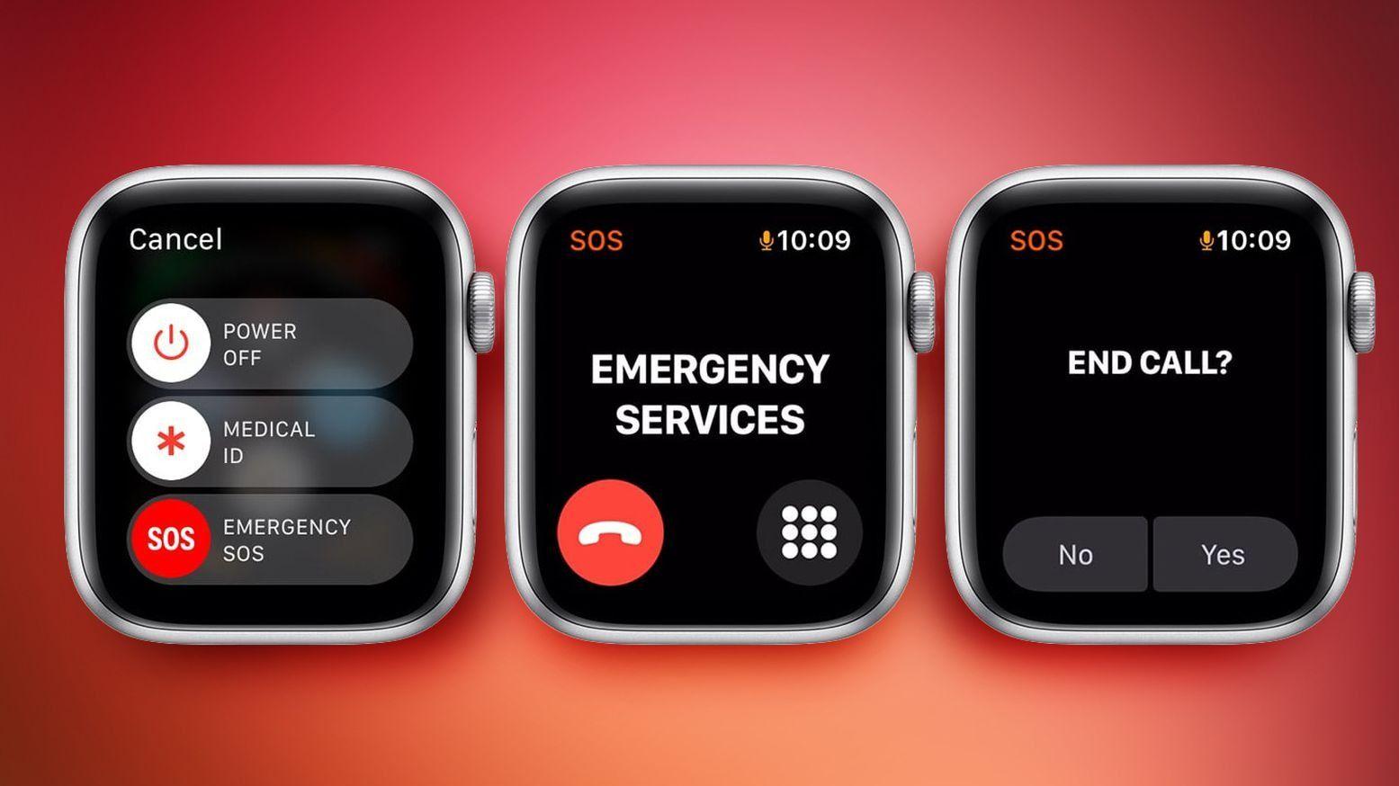 电子商务|Apple Watch 即将支持 SOS 和紧急联系人的卫星连接