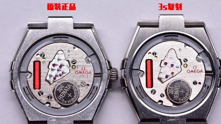 复刻腕表高仿手表怎么买？3S厂欧米茄星座系列28mm石英表真假对比评测