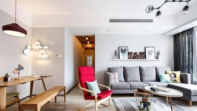 15万装北欧风清新两居，这效果四白落地也值了！