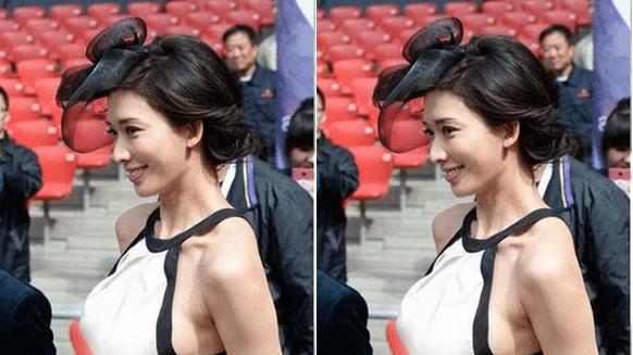 林志玲|林志玲撞上陈乔恩，同穿“肚兜裙”，网友：差距好大