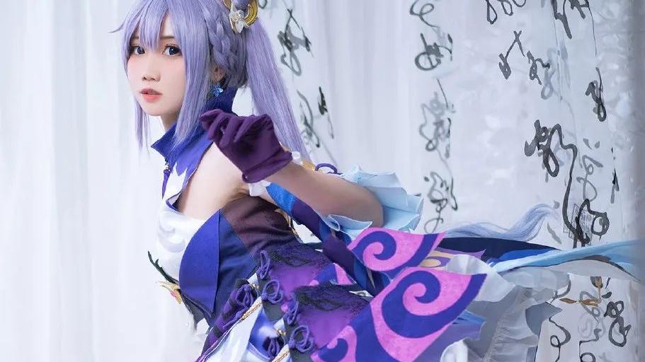 二次元|cos：二次元cos大赏原神刻晴@焖焖碳，我的身边，还会有你陪伴吗