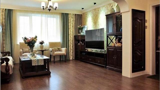 美式风新房完工，放上硬装和软装上齐对比图，漂亮大气上档次