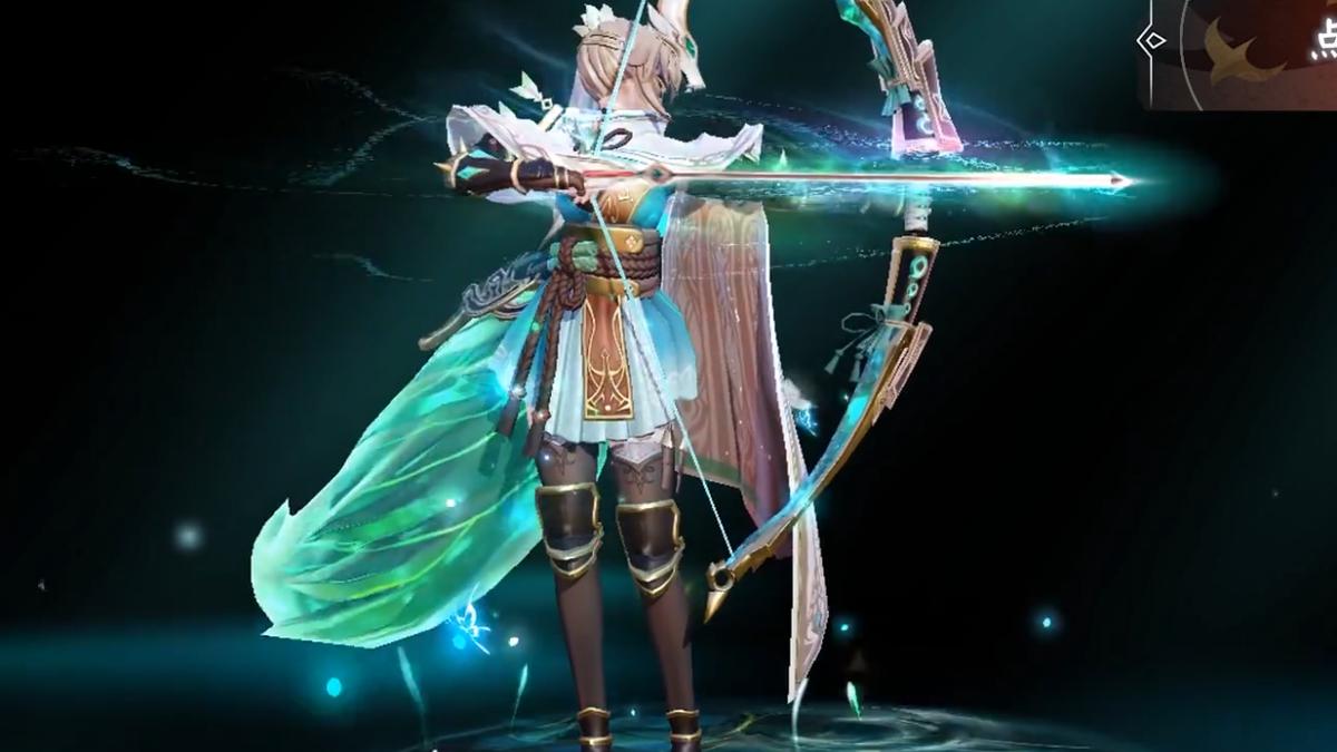 幽灵公主|决战平安京看板娘化身“幽灵公主”，琉璃色的大尾巴直击福瑞控