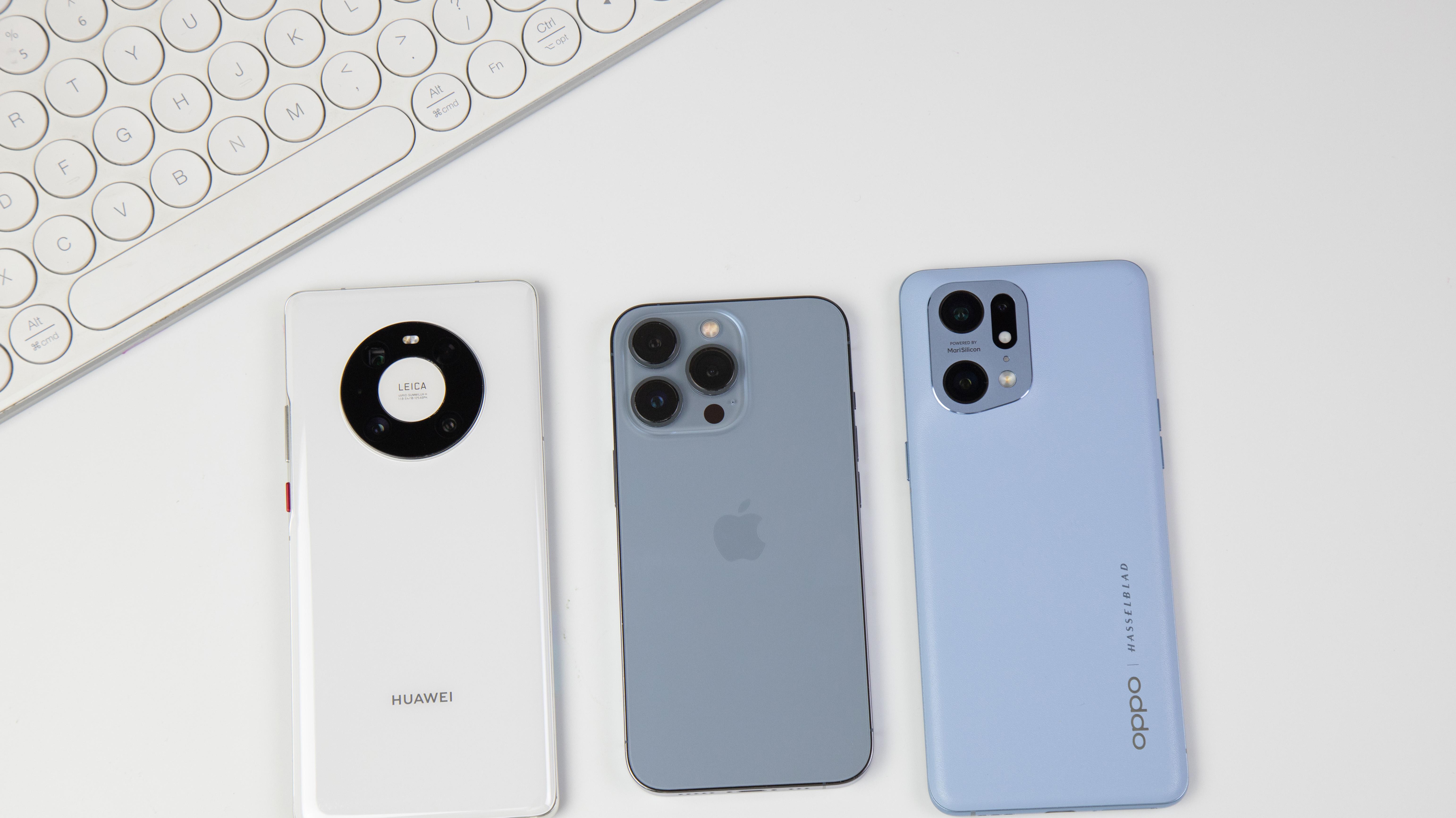 find x|Find X5 Pro、iPhone 13 Pro、Mate40 Pro影像对比