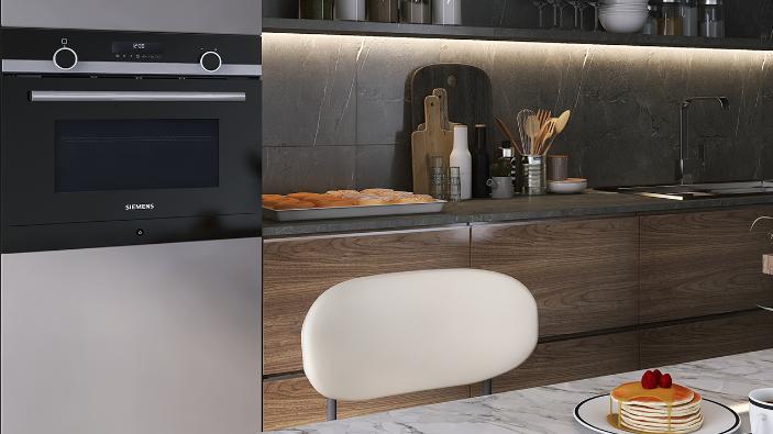 小居室厨房适合什么样的厨具？西门子微蒸烤三合一多功能烤箱
