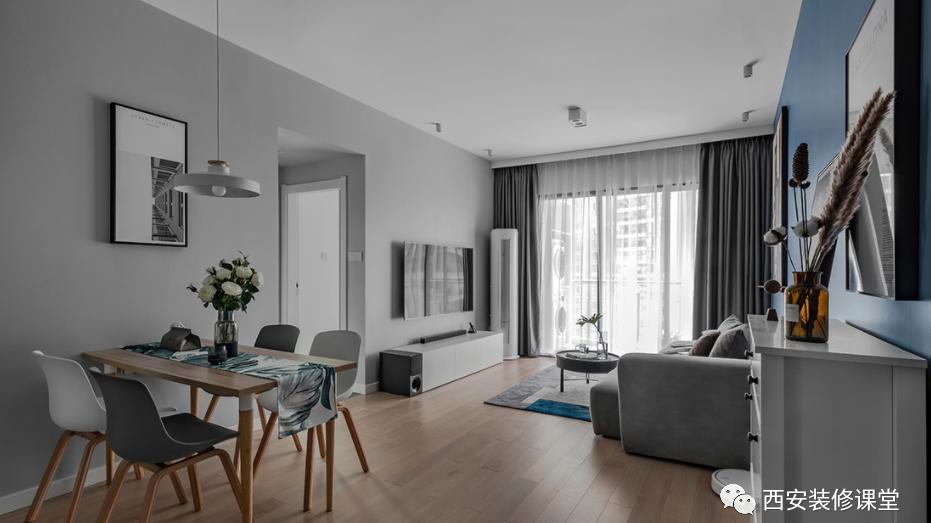 80㎡两室现代，一个人住什么都能满足