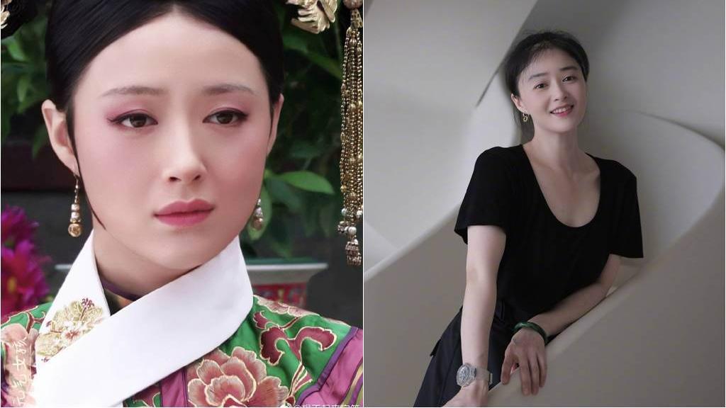 张梓琳|“华妃”蒋欣瘦出新高度，绝美巴掌脸豪开深U超仙