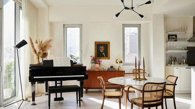 一对纽约夫妇的家，采光和落地窗令人羡慕，宁静美好弹奏生活乐章