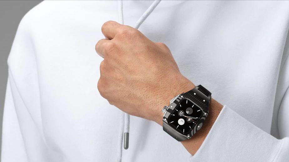 Apple Watch|Apple Watch碳纤维定制版来了！融入机械元素，堪称手腕上的方程式