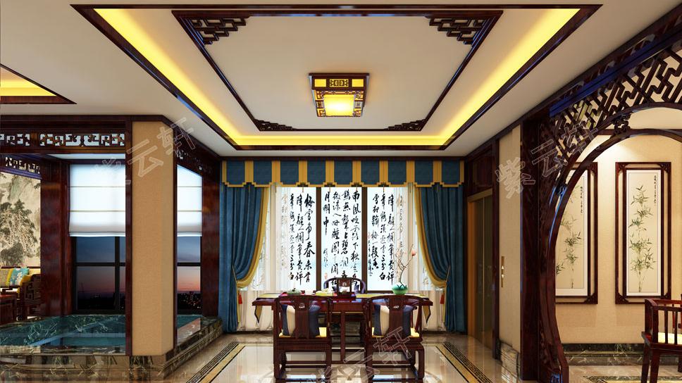 遇见浓厚中式风情的浪漫大宅，才能展现每一寸风雅