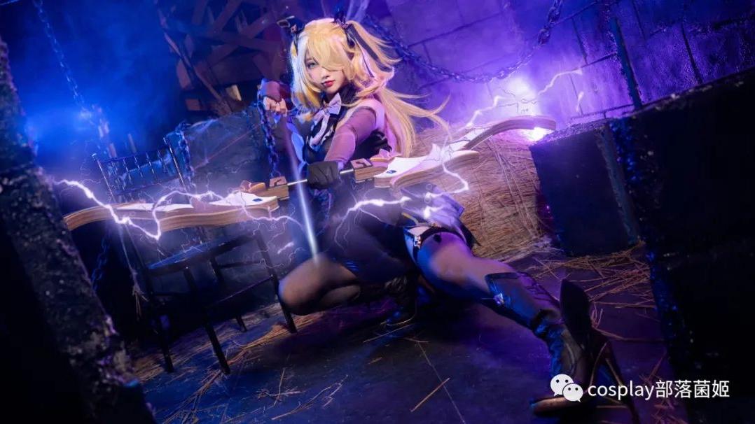 |cos：原神断罪之皇女菲谢尔cos正片@宮本桜
