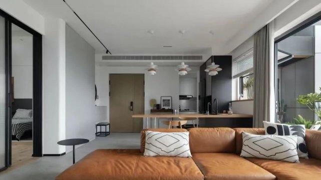 141㎡居然把阳台做成吧台，满满人间烟火气