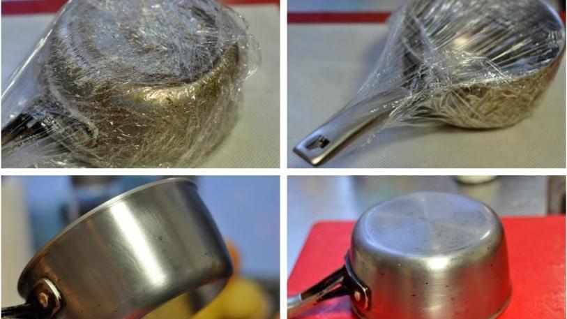 锅底烧糊了，钢丝球都擦不掉？教你一个小妙招，脏锅立马焕然一新