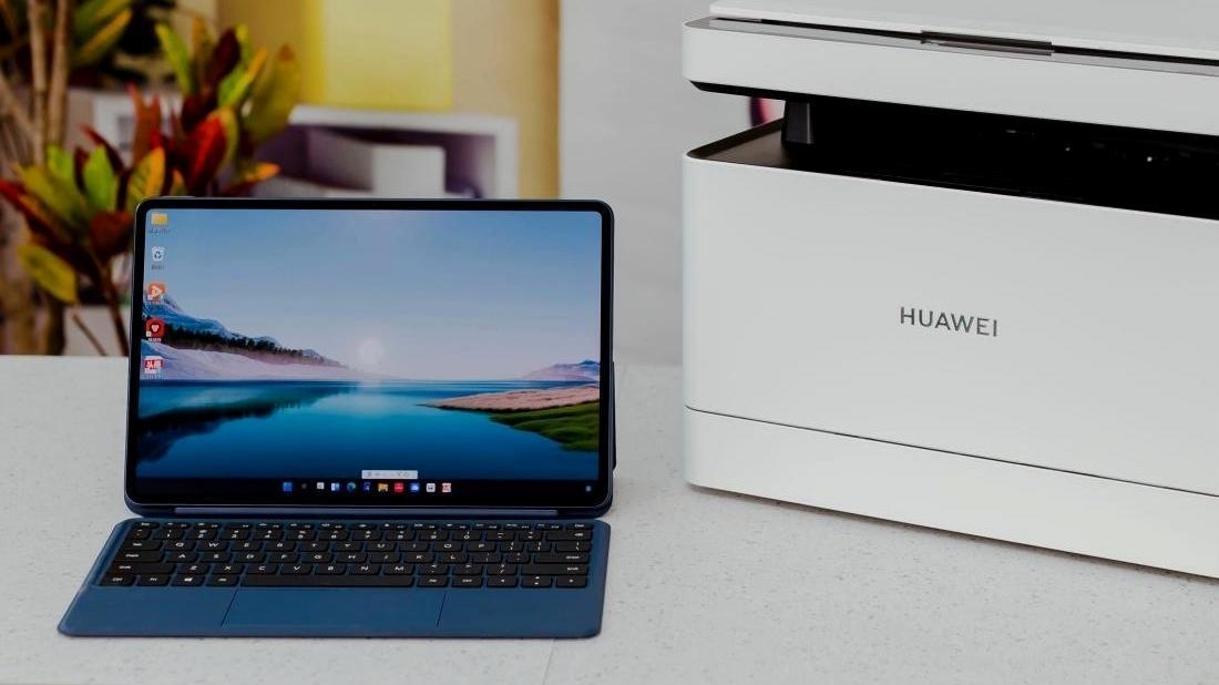 联想|高效办公组合，华为二合一笔记本&智能打印机