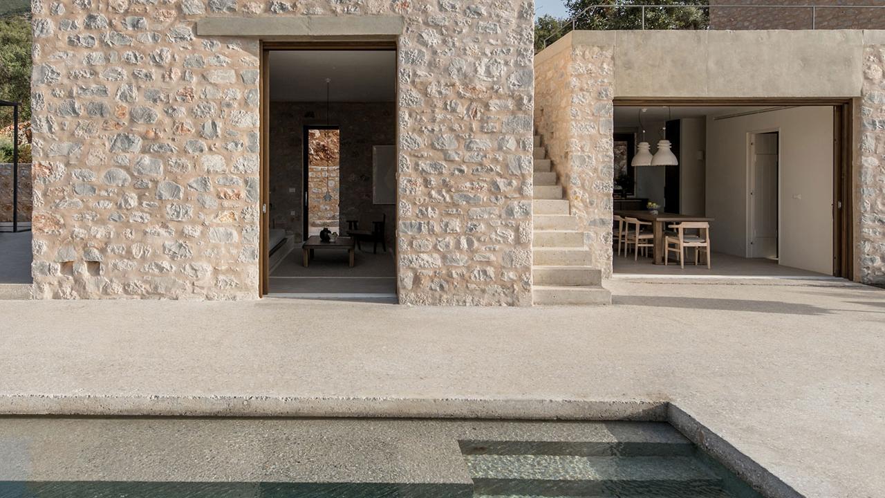 |希腊的两座石制避暑别墅，美的让人窒息