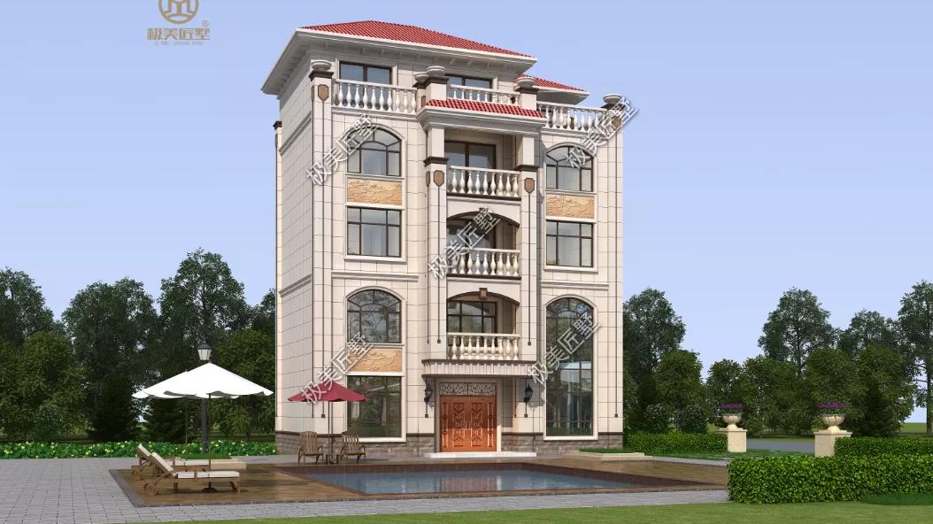 家里人口多，试试这样建房子，大气五层设计足够居住