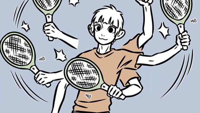 蚊子|非人哉：同样是对付蚊子，哪吒用火尖枪，十一月用电蚊拍