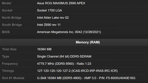 |DDR5内存超频9560MHz破纪录：摸到10GHz门槛了
