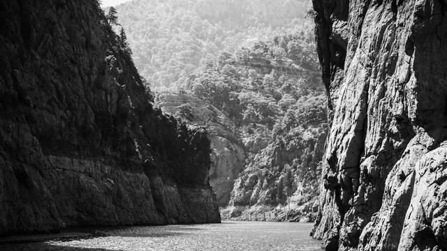 露营|重庆的黑峡谷，全长十三公里，长在悬崖边上的植物，还能俯瞰峡谷