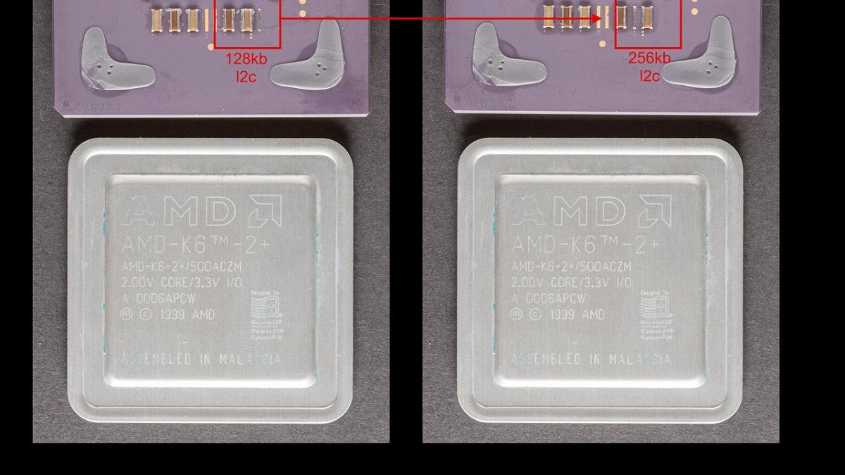 CPU|AMD K6-2+处理器22年后终被破解：L2缓存翻倍摇身一变成K6-III+