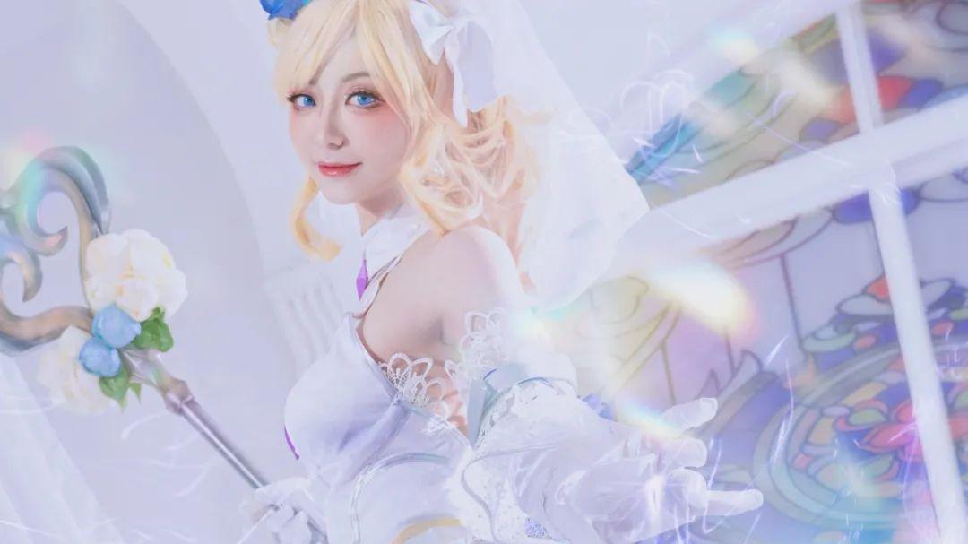玫瑰|cos：英雄联盟水晶玫瑰拉克丝cos正片@阿井菇凉
